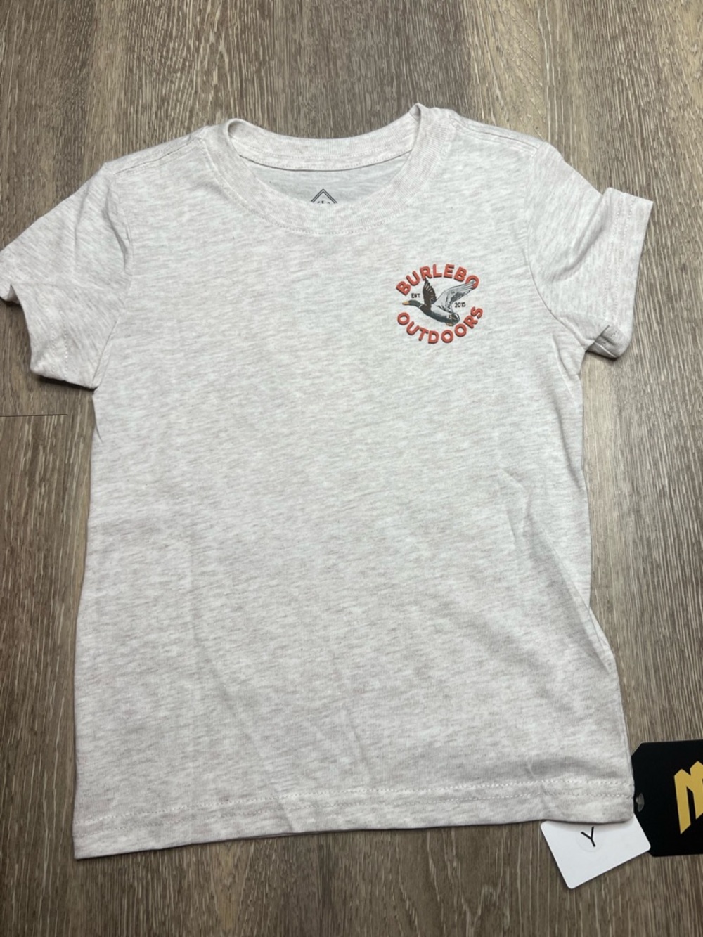 Burlebo Outdoors Duck Graphic Boys Cotton Polyester Crew Neck T-Shirt 3T NWT